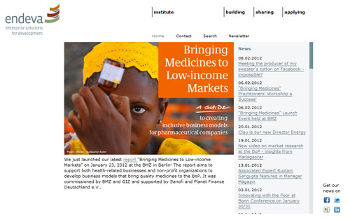 Endeva, bringing medicines to low-income
