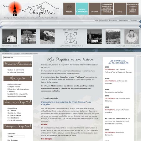 creation du site internet Les Chapelles en Savoie creation site internet Les Chapelles en Savoie