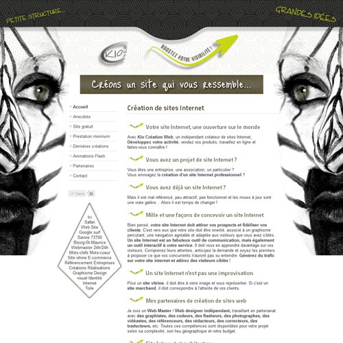 Cr�ateur de sites Internet